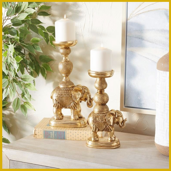 Brighten up your home with beautiful elephant candle holder. candle lover candleholder candle holder design candleholder art elephant candle home decor home decoration homestyle home decor ideas home decoration handcraft housewarming gifts mango wood