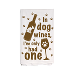 Load image into Gallery viewer, In Dog Wines Kitchen Towel

