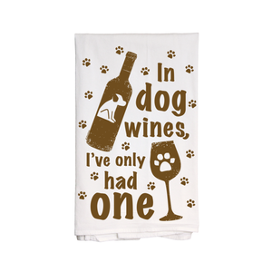 In Dog Wines Kitchen Towel